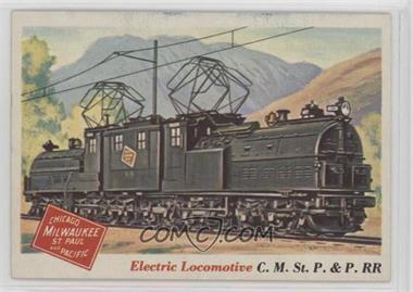 1955 Topps Rails and Sails - [Base] #8 - Electric Locomotive