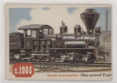 1955 Topps Rails and Sails - [Base] #80 - Steam Locomotive