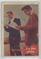 Steve Allen and Elvis [COMC RCR Poor]