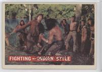 Fighting- Indian Style (Grey Stock Back)