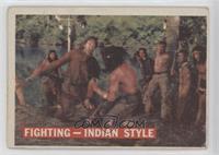 Fighting-Indian Style (White Stock Back) [Poor to Fair]