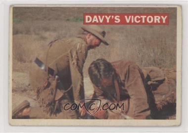 1956 Topps Davy Crockett Series 1 - [Base] #48.1 - Davy's Victory (Grey Stock Back) [Poor to Fair]