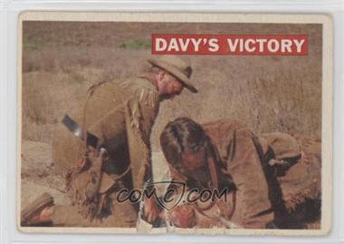 1956 Topps Davy Crockett Series 1 - [Base] #48.1 - Davy's Victory (Grey Stock Back) [Poor to Fair]