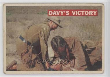 1956 Topps Davy Crockett Series 1 - [Base] #48.1 - Davy's Victory (Grey Stock Back) [Poor to Fair]