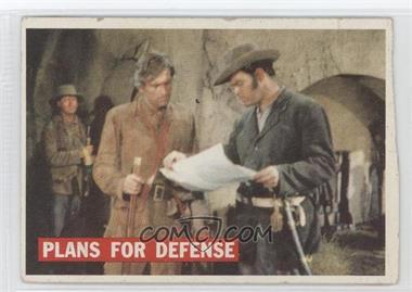 1956 Topps Davy Crockett Series 1 - [Base] #65 - Plans For Defense [Good to VG‑EX]