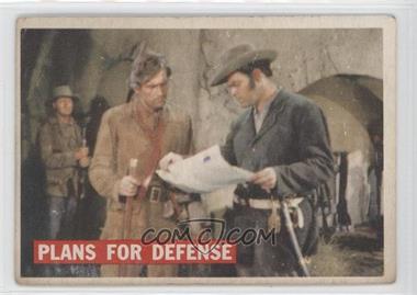 1956 Topps Davy Crockett Series 1 - [Base] #65 - Plans For Defense [Good to VG‑EX]