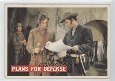 1956 Topps Davy Crockett Series 1 - [Base] #65 - Plans For Defense [Good to VG‑EX]