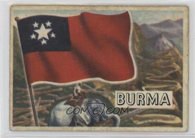 1956 Topps Flags of the World - [Base] #11 - Burma [Good to VG‑EX]