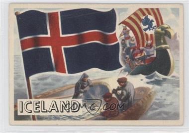 1956 Topps Flags of the World - [Base] #17 - Iceland [Good to VG‑EX]