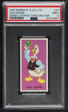 1957 Barratt & Co Mickey's Sweet Cigarettes Disney Characters Series 2 - [Base] #47 - Gus Goose [PSA 9 MINT]