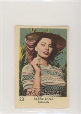 1957 Dutch Gum Large Number Studio Series - [Base] #23 - Sophia Loren