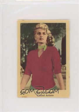 1957 Dutch Gum Large Number Studio Series - [Base] #50 - Sophia Loren [Poor to Fair]