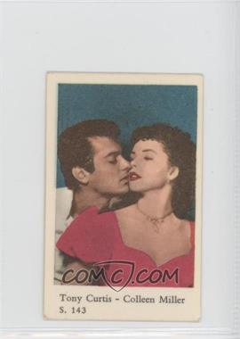 1957 Dutch Gum S. Set - [Base] #S. 143 - Tony Curtis - Colleen Miller [Good to VG‑EX]