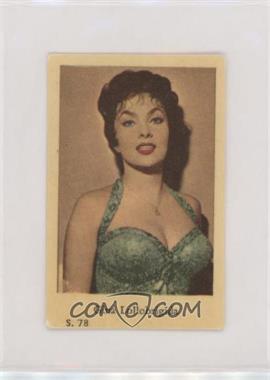 1957 Dutch Gum S. Set - [Base] #S. 78 - Gina Lollobrigida [Poor to Fair]