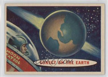 1957 Topps Space Cards - [Base] #28 - Sunset on the Earth