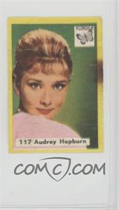 1958-76 Vlinder Matches Film, TV and Music Stars - [Base] #117 - Audrey Hepburn [COMC RCR Poor]