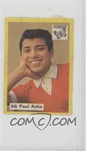 1958-76 Vlinder Matches Film, TV and Music Stars - [Base] #66.1 - Paul Anka [COMC RCR Poor]