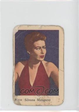 1958 Dutch Gum P. Set - [Base] #P. 134 - Silvana Mangano [COMC RCR Poor]