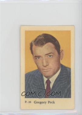 1958 Dutch Gum P. Set - [Base] #P. 24 - Gregory Peck