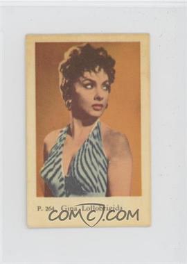 1958 Dutch Gum P. Set - [Base] #P. 264 - Gina Lollobrigida