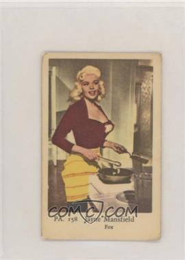 1958 Dutch Gum PA. Set - [Base] #PA. 158 - Jayne Mansfield [Good to VG‑EX]