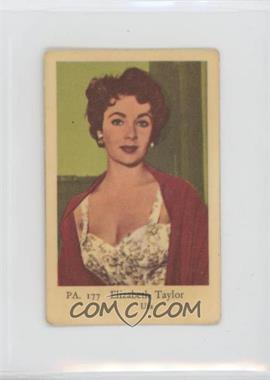 1958 Dutch Gum PA. Set - [Base] #PA. 177 - Elizabeth Taylor