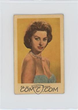 1958 Dutch Gum PA. Set - [Base] #PA. 33 - Sophia Loren