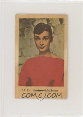 1958 Dutch Gum PA. Set - [Base] #PA. 35 - Audrey Hepburn [Good to VG‑EX]