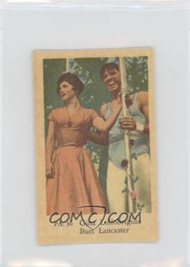 1958 Dutch Gum PA. Set - [Base] #PA. 36 - Gina Lollobrigida, Burt Lancaster