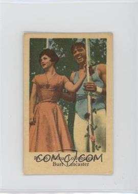 1958 Dutch Gum PA. Set - [Base] #PA. 36 - Gina Lollobrigida, Burt Lancaster