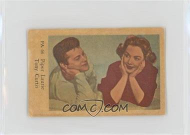 1958 Dutch Gum PA. Set - [Base] #PA. 66 - Piper Laurie, Tony Curtis