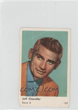 1958 Dutch Gum Serie A - [Base] - Jenkki Hellas Back #162 - Jeff Chandler [COMC RCR Poor]