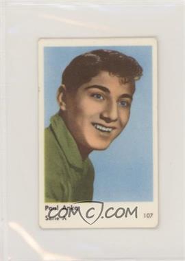 1958 Dutch Gum Serie A - [Base] #107 - Paul Anka [Good to VG‑EX]