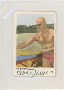 1958 Dutch Gum Serie A - [Base] #72 - Yul Brynner [Good to VG‑EX]