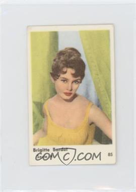 1958 Dutch Gum Serie A - [Base] #85 - Brigitte Bardot