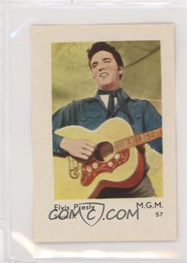 1958 Dutch Gum Serie X - [Base] - Jenkki Hellas Back #57 - Elvis Presley