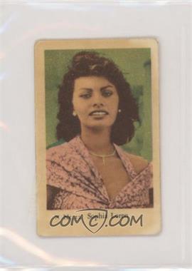 1958 Dutch Gum X Nr. Set - [Base] #X Nr. 12 - Sophia Loren [Poor to Fair]