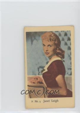 1958 Dutch Gum X Nr. Set - [Base] #X Nr. 5 - Janet Leigh