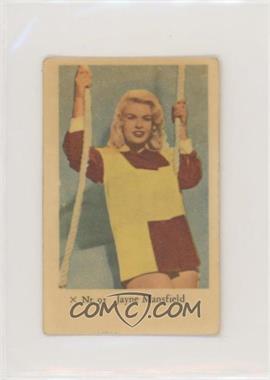 1958 Dutch Gum X Nr. Set - [Base] #X Nr. 91 - Jayne Mansfield [Good to VG‑EX]