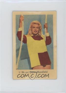 1958 Dutch Gum X Nr. Set - [Base] #X Nr. 91 - Jayne Mansfield