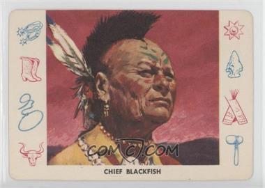 1958 Leaf Cardo - Cowboys and Indians #C-30 - Chief Blackfish