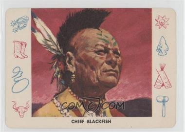 1958 Leaf Cardo - Cowboys and Indians #C-30 - Chief Blackfish