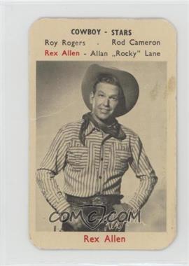 1958 Maple Leaf Film Stars (International) - [Base] #_CSRA - Cowboy Stars - Rex Allen [Poor to Fair]