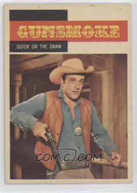 1958 Topps TV Westerns - [Base] #11 - Gunsmoke - Quick on the Draw