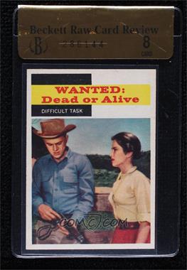 1958 Topps TV Westerns - [Base] #24 - Wanted: Dead or Alive - Difficult Task [BRCR 8]