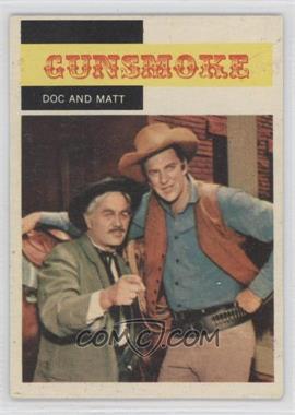 1958 Topps TV Westerns - [Base] #3 - Gunsmoke - Doc and Matt