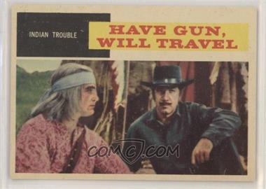 1958 Topps TV Westerns - [Base] #32 - Have Gun, Will Travel - Indian Trouble