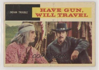 1958 Topps TV Westerns - [Base] #32 - Have Gun, Will Travel - Indian Trouble