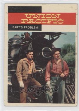 1958 Topps TV Westerns - [Base] #45 - Union Pacific - Bart's Problem [Good to VG‑EX]