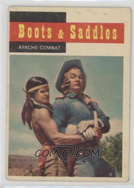 1958 Topps TV Westerns - [Base] #67 - Boots & Saddles - Apache Combat [Good to VG‑EX]